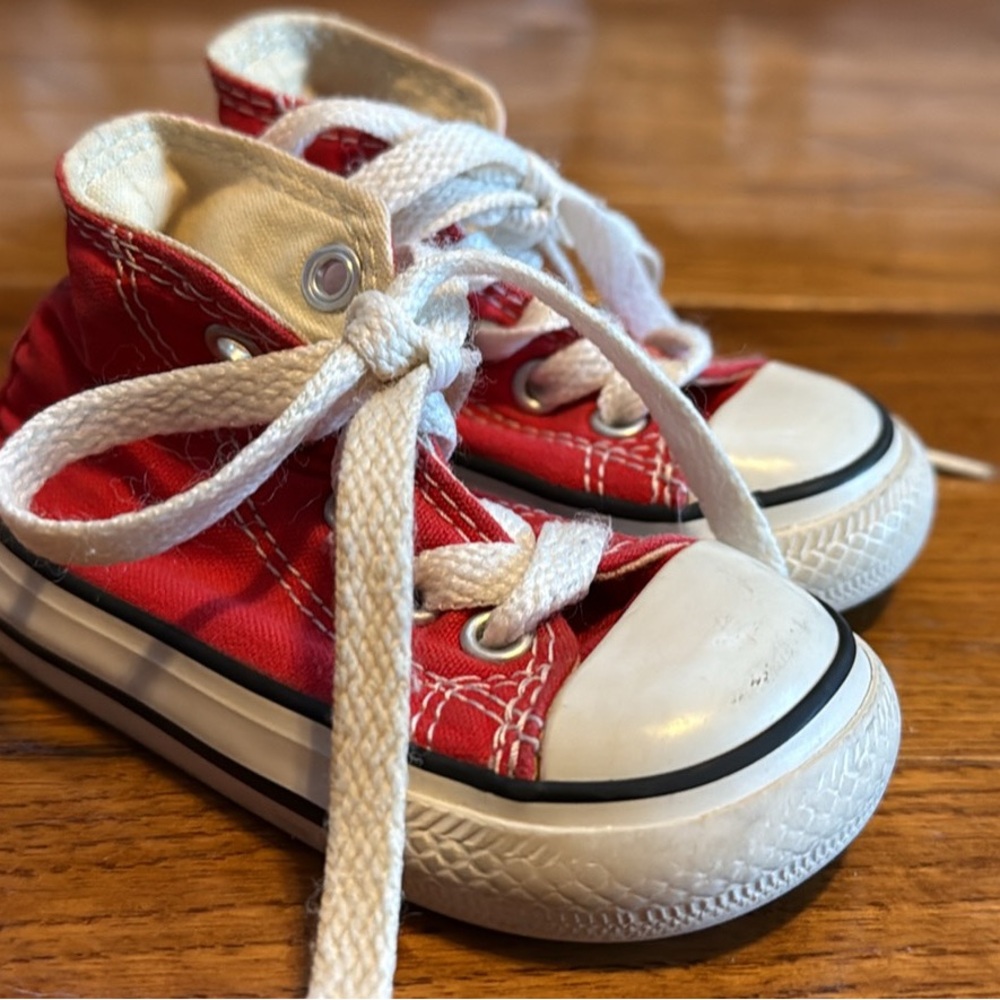Red High-Top converse baby Sneakers
